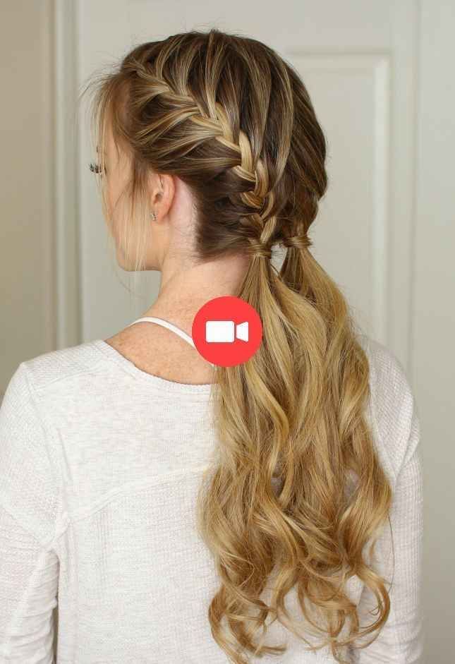 French Braid French Braid Do A Double Hairstyle In French Braid