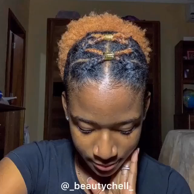 19 Hairstyles For Short Natural Hair Rubber Band Hairstyle On A Twa Hairstyles Trends Network Explore Discover The Best And The Most Trending Hairstyles And Haircut Around The World